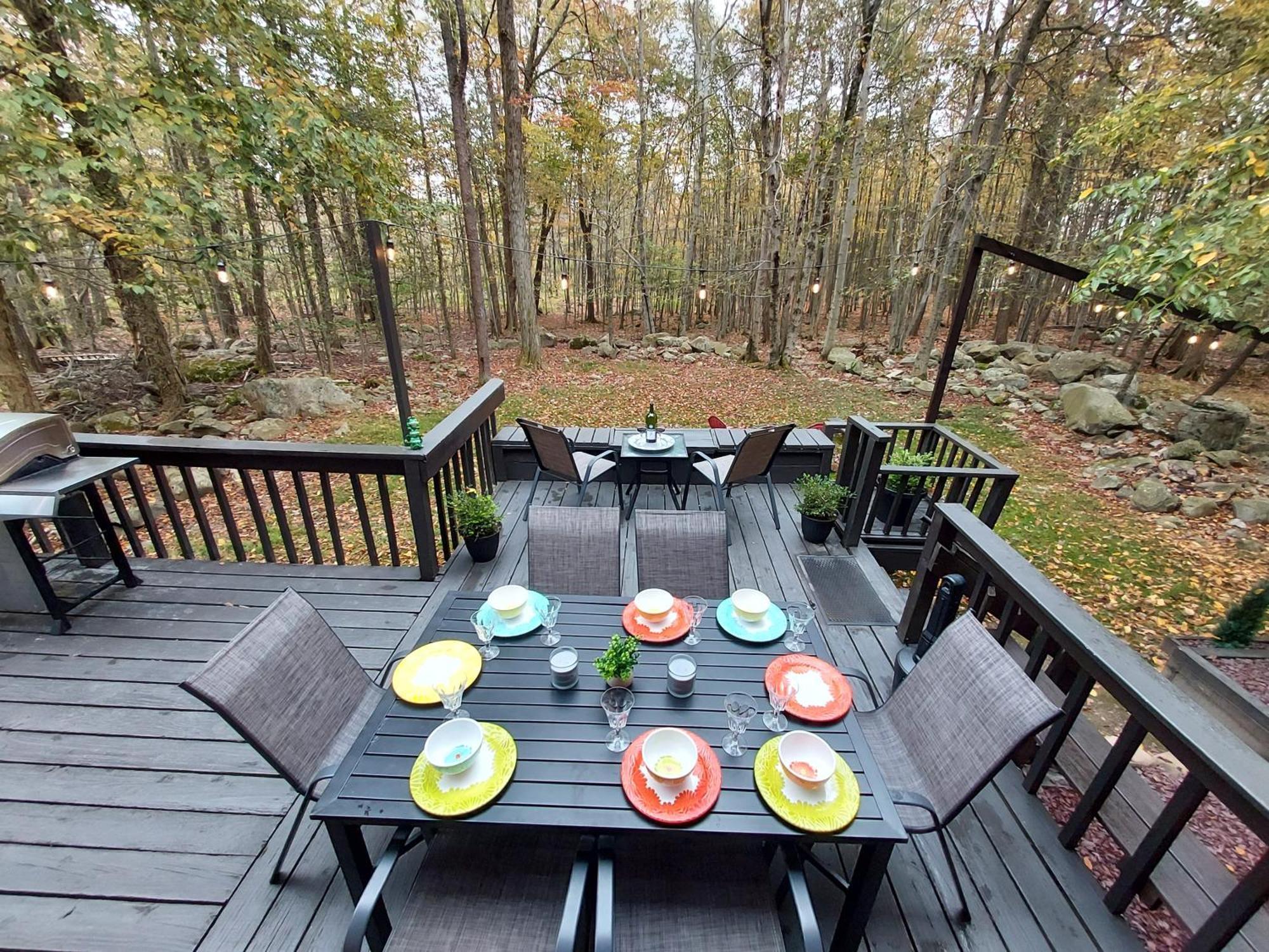 Chalet Renovated Near Casino, Camelback , Kalahari 4Bdrms Firepit Hot Tub Game Room Tobyhanna Exterior foto